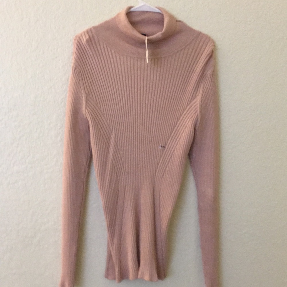 Lane Bryant Pink cowl-neck Sweater